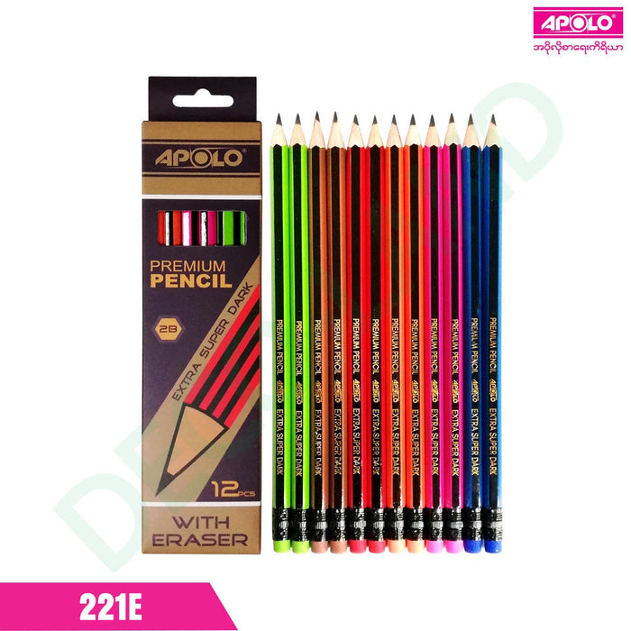 APOLO 铅笔 A-221E (2B)