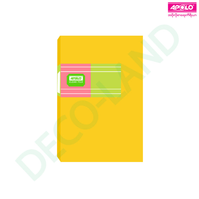 APOLO  透明文件（A4 - 20/40/60 口袋）