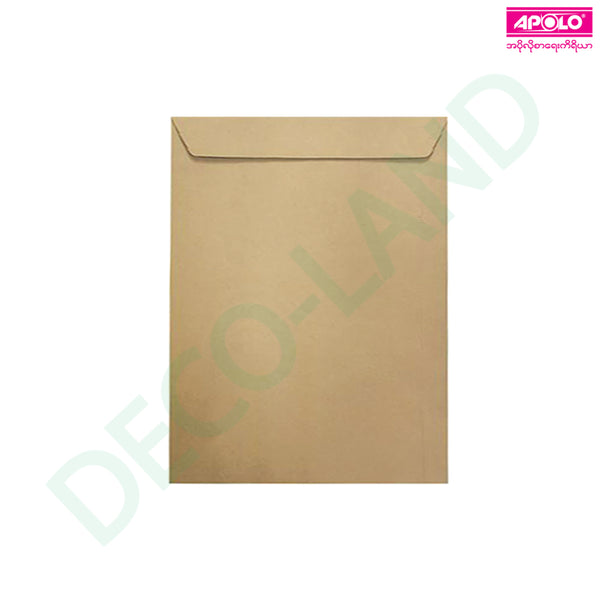 APOLO Envelope A4 105Gsm Size-9"x12.8"  50Pcs ( Golden Kraft)
