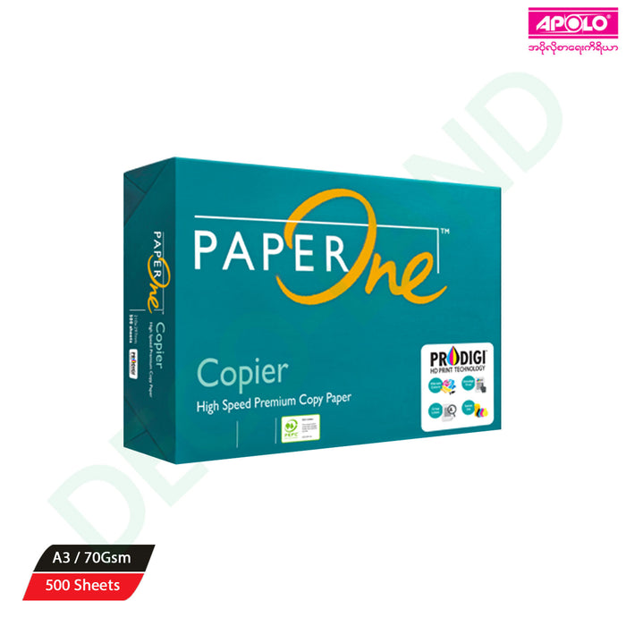 Paper One A3 70gsm