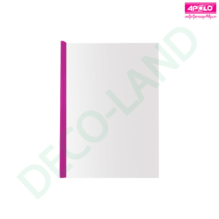 APOLO Plastic Stick File A-225 A4 (1 Pack )